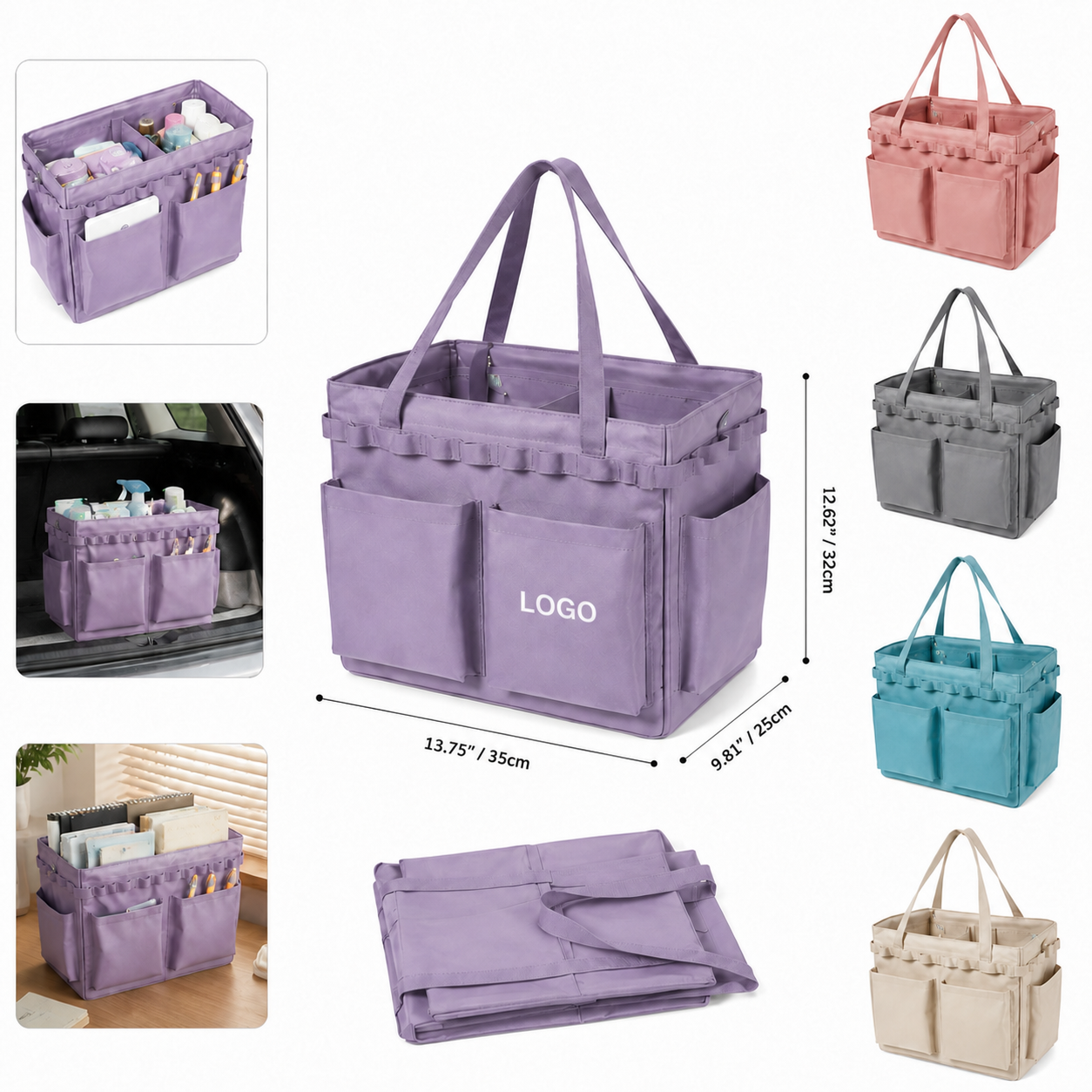 All-Weather Foldable Utility Tool Tote