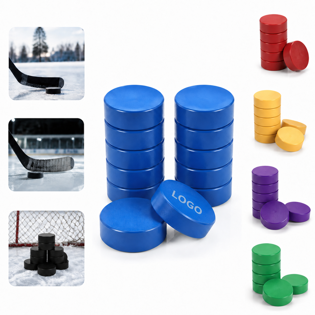 Custom Logo Ice Hockey Puck
