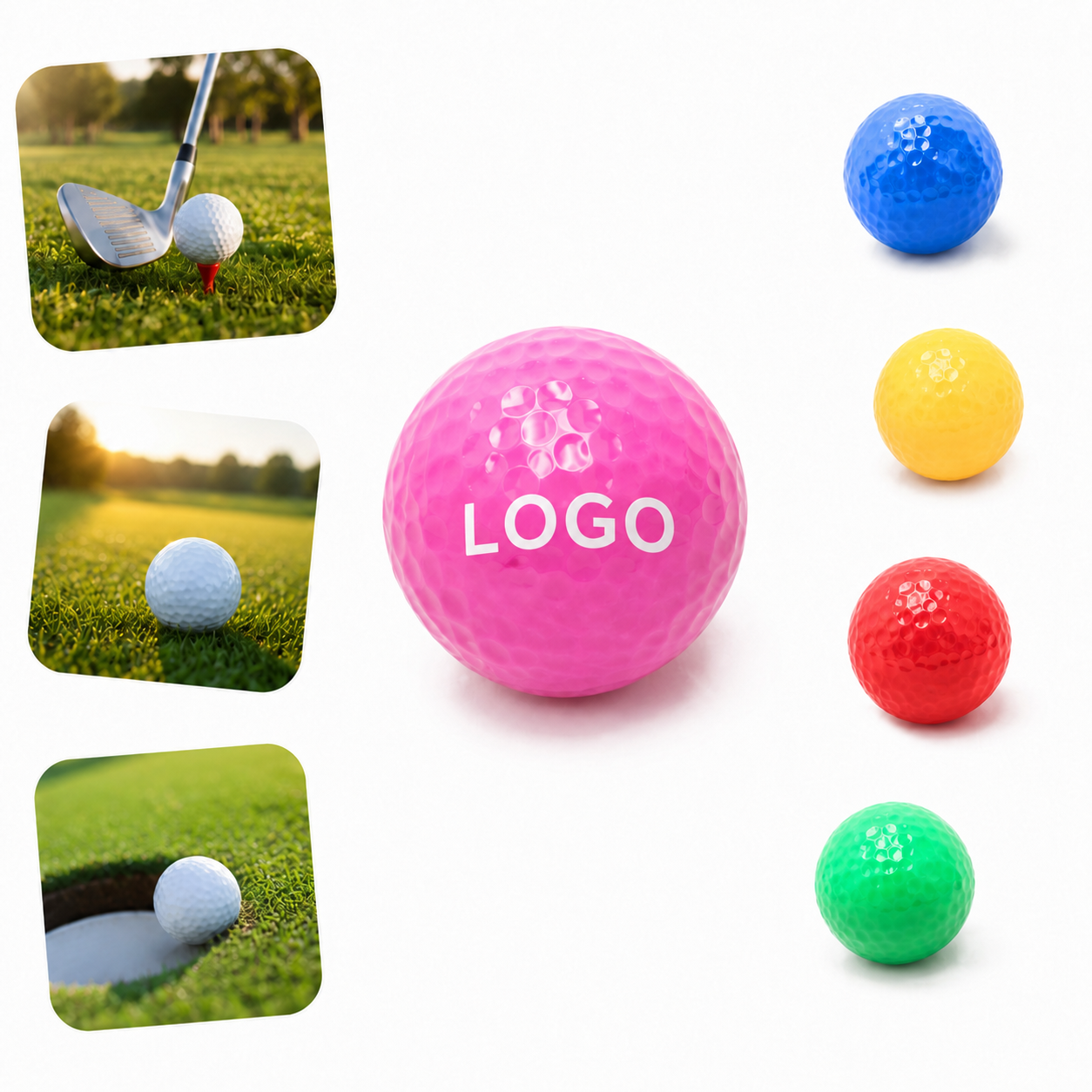 Colorful Golf Balls