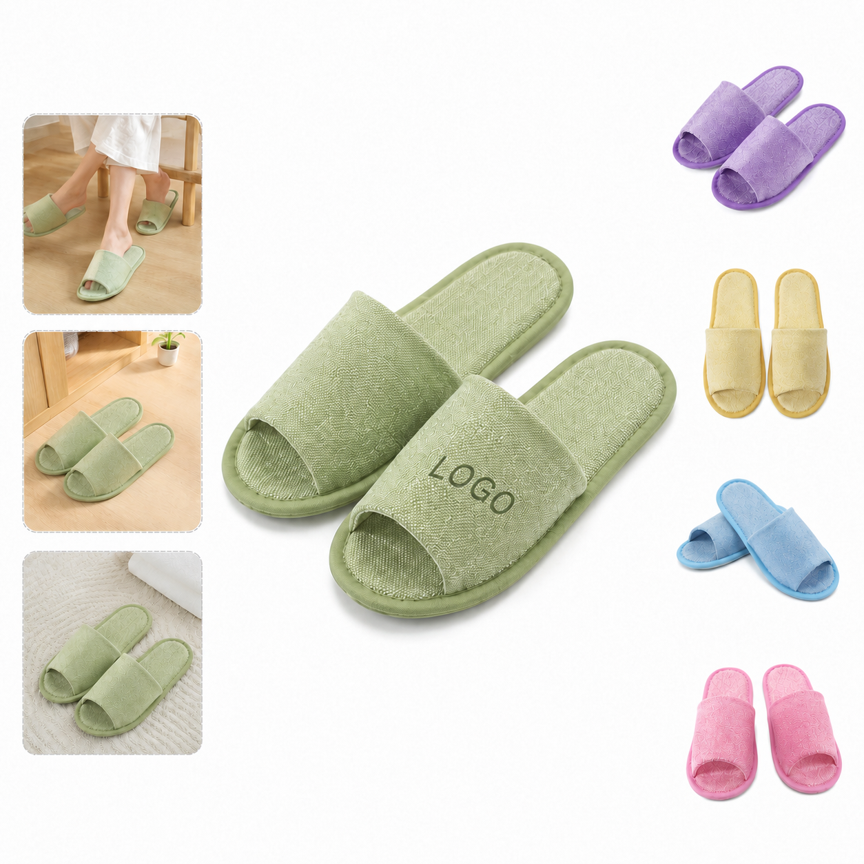 Cozy Plush Indoor EVA Slippers