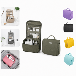 Hanging Waterproof Clear Toiletry Organizer Bag