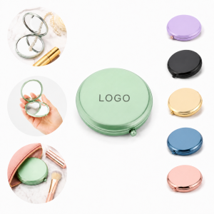 Dual-Sided Compact Pocket Makeup Mirror