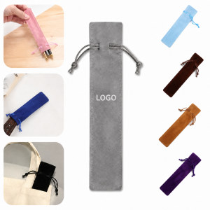 Velvet Drawstring Pen Pouch