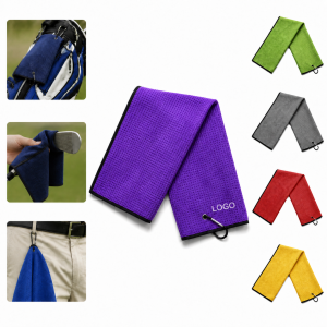 Microfiber Waffle Golf Cleaning Towel