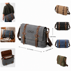 Heritage Cowhide Leather Messenger Bag