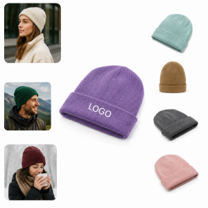 Cozy Unisex Ribbed Knit Beanie