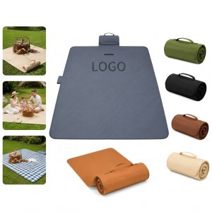 Portable Roll-Up Fleece Blanket